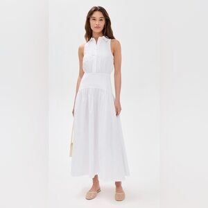 Staud Romy Dress in white